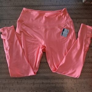 Free People Women's M Very Prarie Leggings Papaya Punch